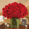 100 Red | Cylinder Vase